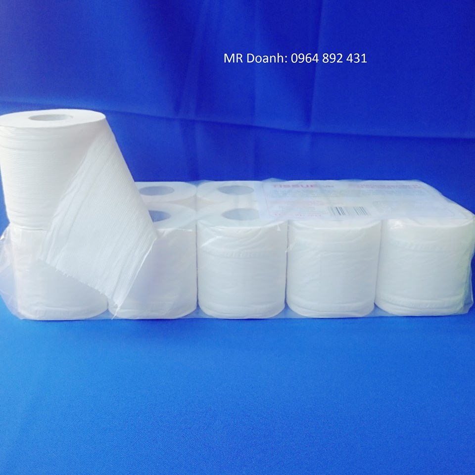 Giây Vệ Sinh Tissue 10 cuộn 3 lớp